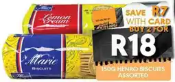 OBC Meat & Chicken Henro biscuits assorted offer