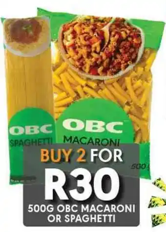 OBC Meat & Chicken Obc macaroni or spaghetti offer