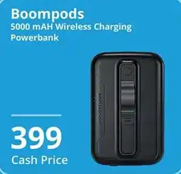 Cellucity Boompods 5000 mAH Wireless Charging Powerbank offer