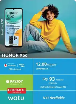 Cellucity Honor X5c offer