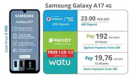 Cellucity Samsung Galaxy A17 4G offer