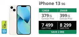 Cellucity iPhone 13 5G 128GB offer