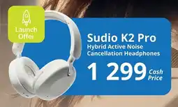 Cellucity Sudio K2 Pro Hybrid Active Noise Cancellation Headphones offer