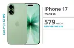 Cellucity iPhone 17 256GB 5G offer