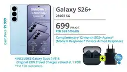 Cellucity Samsung Galaxy S26+ 256GB 5G offer
