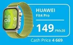 Cellucity Huawei Fit 4 Pro offer