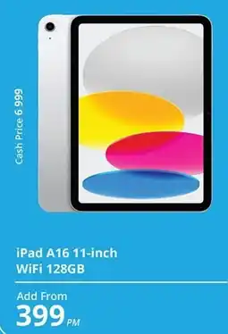Cellucity iPad A16 11-inch WiFi 128GB offer