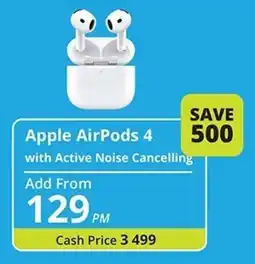 Cellucity Apple AirPods 4 with Active Noise Cancelling offer