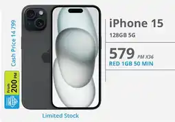 Cellucity iPhone 15 128GB 5G offer