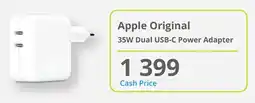 Cellucity Apple Original 35W Dual USB-C Power Adapter offer