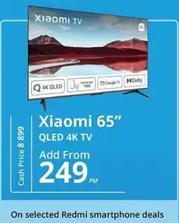 Cellucity Xiaomi 65" QLED 4K TV offer