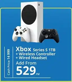 Cellucity Xbox Series S 1TB + Wireless Controller + Wired Headset offer