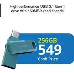 Cellucity SanDisk Ultra Dual Drive Go USB-C 256GB offer
