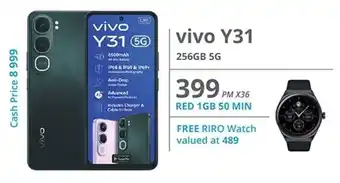 Cellucity Vivo Y31 256GB 5G offer