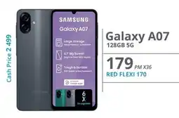 Cellucity Samsung Galaxy A07 128GB 5G offer