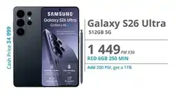 Cellucity Samsung Galaxy S26 Ultra 512GB 5G offer