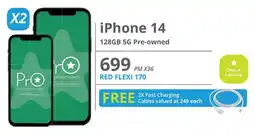 Cellucity iPhone 14 128GB 5G Pre-owned offer