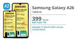 Cellucity Samsung Galaxy A26 128GB 5G offer
