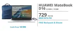 Cellucity Huawei MateBook D16 i5 2026 512GB offer