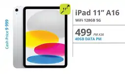 Cellucity iPad 11" A16 WiFi 128GB 5G offer