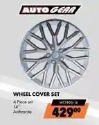 Midas Autogear 4 Piece 14 Anthracite Wheel Cover Set WCFP05-14 offer