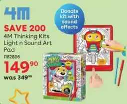 ToysRUs 4M Thinking Kits Light n Sound Art Pad offer