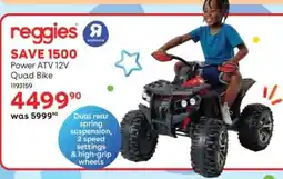 ToysRUs Reggies Power ATV 12V Quad Bike offer