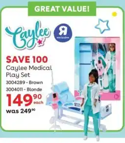 ToysRUs Caylee Medical Play Set offer