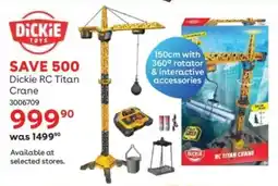 ToysRUs Dickie RC Titan Crane offer