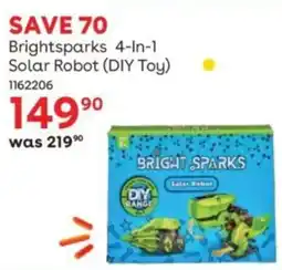 ToysRUs Brightsparks 4-In-1 Solar Robot offer