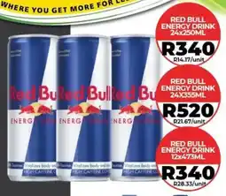 1UP Red bull energy drink offer