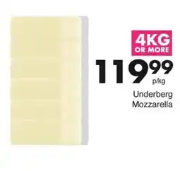Save Underberg Mozzarella offer