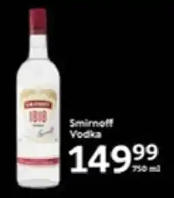 Oxford Freshmarket Smirnoff Vodka offer