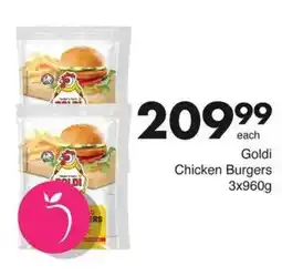 Save Goldi Chicken Burgers offer