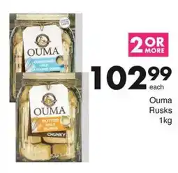 Save Ouma Rusks offer