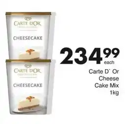 Save Carte D' Or Cheese Cake Mix offer