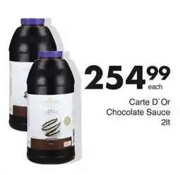 Save Carte D'Or Chocolate Sauce offer