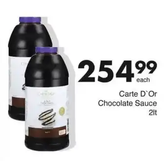Save Carte D'Or Chocolate Sauce offer