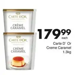 Save Carte D' Or Creme Caramel offer