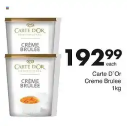 Save Carte D'Or Creme Brulee offer