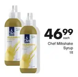 Save Chef Milkshake Syrup offer