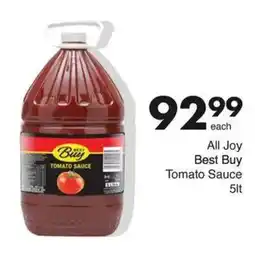 Save All Joy Best Buy Tomato Sauce offer