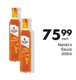 Save Nando's Sauce offer