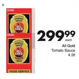 Save All Gold Tomato Sauce offer