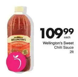Save Wellington's Sweet Chilli Sauce offer