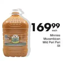 Save Minnies Mozambican Mild Peri Peri offer