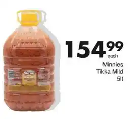 Save Minnies Tikka Mild offer