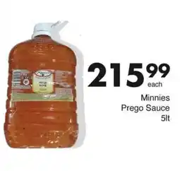 Save Minnies Prego Sauce offer