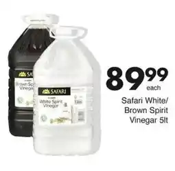 Save Safari White/ Brown Spirit Vinegar offer