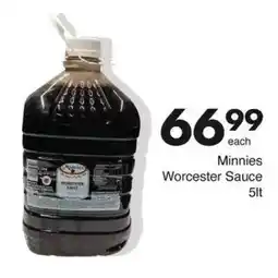 Save Minnies Worcester Sauce offer